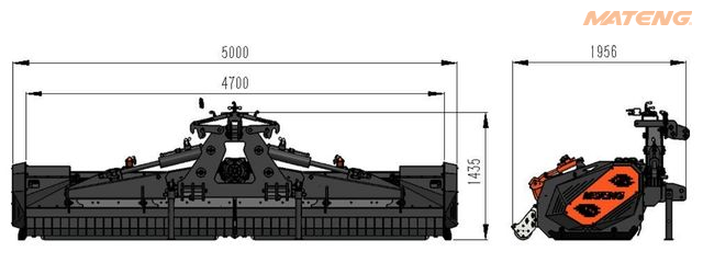 SCF470 Folding Flail Mower-3
